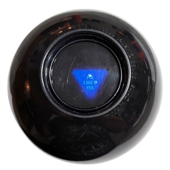 Original Magic 8 Eight Ball Mattel Fortune Teller Toy 30188 4 Inch - Picture 7 of 7